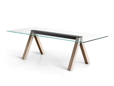 SESTO - Rectangular glass table (Request Info).