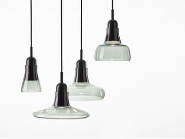 SHADOWS EXTERIOR - Blown glass outdoor pendant lamp (Request Info).