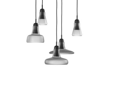 SHADOWS - Dimmable blown glass pendant lamp (Request Info).