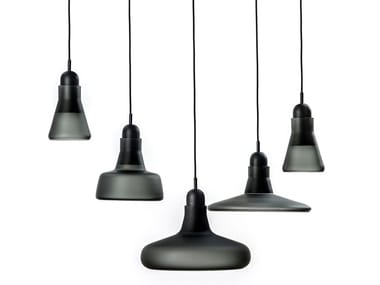 SHADOWS XL - Dimmable blown glass pendant lamp (Request Info).
