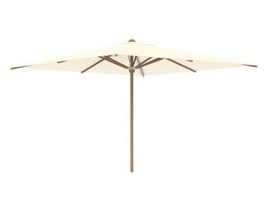 SHADY - Square teak Garden umbrella (Request Info).