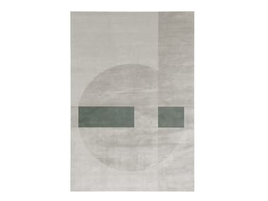 SHED - Rectangular Bamboo silk and wool rug (Request Info).