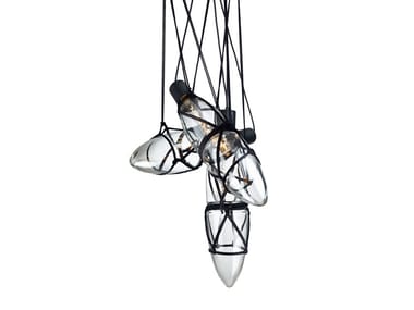 SHIBARI - Blown glass pendant lamp (Request Info).