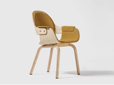 SHOWTIME NUDE - Beech chair by BD Barcelona Design