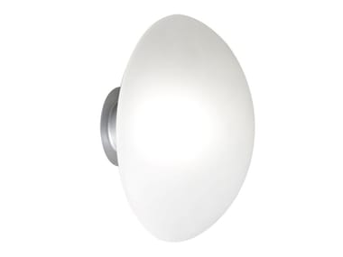SILLABONE - Sandblasted glass wall light (Request Info).
