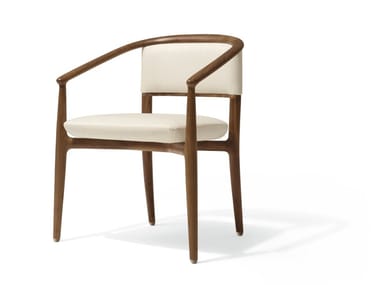SINBAD - Walnut easy chair with armrests (Request Info).