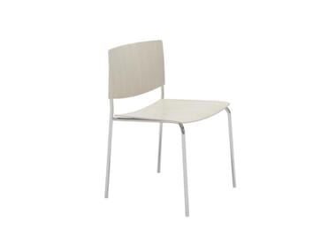 SIT WOOD SI1206 - Stackable open back oak chair (Request Info).