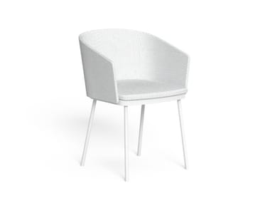 SLAM - Fabric garden chair with armrests (Request Info).