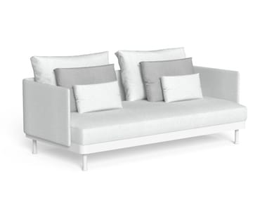 SLAM - 2 seater fabric garden sofa with removable cover (Request Info).