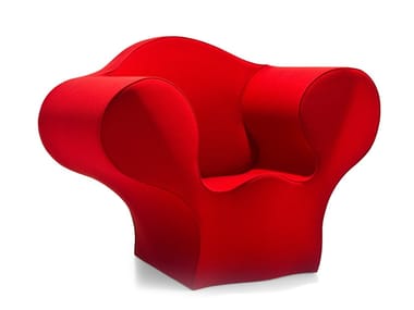 SOFT BIG EASY - Polyester armchair with armrests (Request Info).