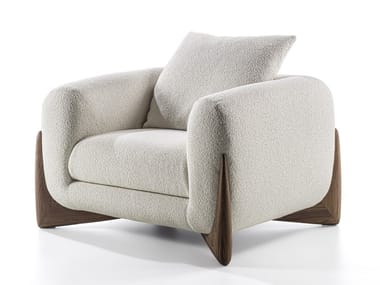 SOFTBAY - Fabric armchair with armrests (Request Info).