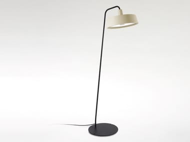SOHO P - LED metal floor lamp with polyethylene shade (Request Info).