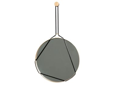 SOLEIL - Round wall-mounted framed mirror (Request Info).