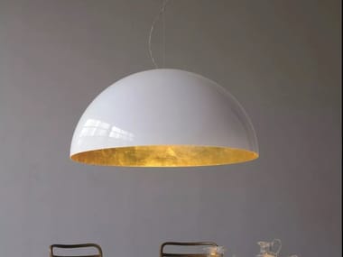 SONORA - 490/OR - Direct light gold leaf and PMMA pendant lamp (Request Info).