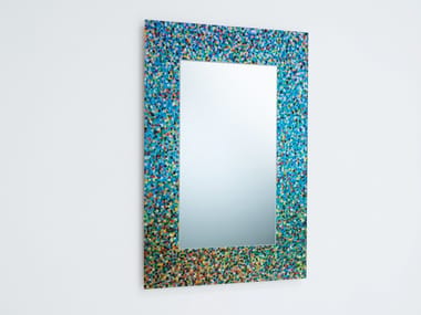 SPECCHIO DI PROUST - Rectangular wall-mounted framed mirror (Request Info).