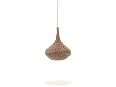 SPIN 95/96 - Woven wicker pendant lamp (Request Info).