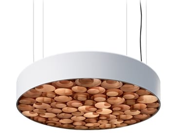 SPIRO - Handmade wood veneer pendant lamp (Request Info).