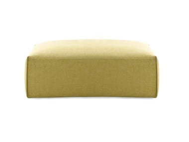 SPRING - Square fabric pouf with removable lining (Request Info).
