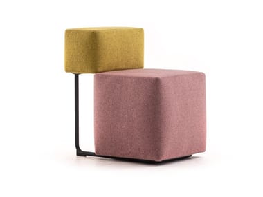 SQUARE - Upholstered fabric easy chair (Request Info).