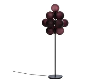 STELLAR GRAPE BIG - Blown glass floor lamp (Request Info).