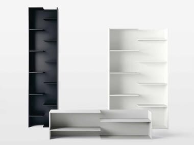 STEP - Open engineered wood bookcase (Request Info).