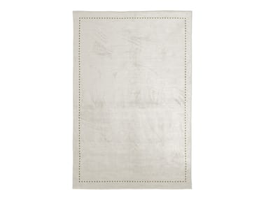 STITCH - Solid-color rectangular silk rug (Request Info).