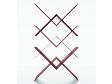 STRUTTURA CONTINUA - Sectional modular Corten¢â bookcase (Request Info).