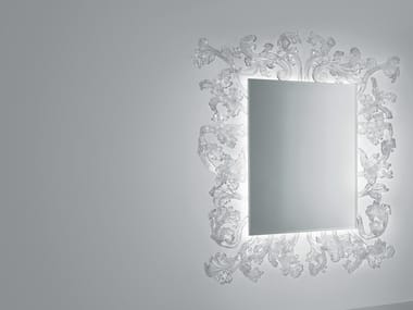 STURM UND DRANG - Rectangular wall-mounted framed mirror (Request Info).