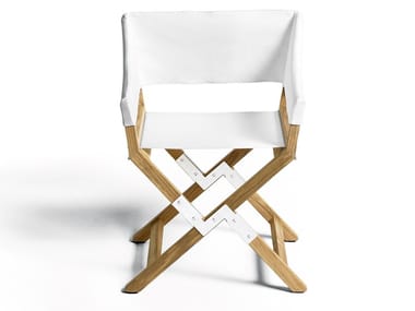 SUNDANCE Outdoor - Folding fabric garden chair with armrests (Request Info).