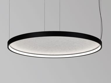 SUPERLOOP PLUS HC SBL - LED metal pendant lamp (Request Info).