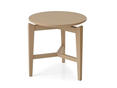 SYMBOL - Round wooden side table (Request Info).