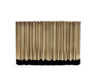 SYMPHONY - Rectangular brass bedside table (Request Info).