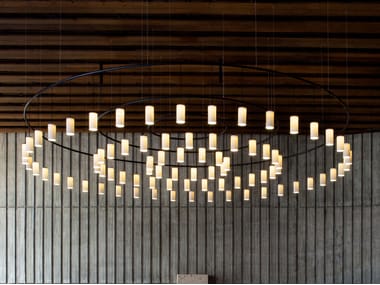 CIRIO CIRCULAR - LED aluminium chandelier (Request Info).