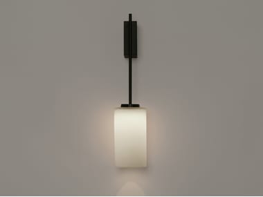 CIRIO - LED glass and aluminium wall lamp.