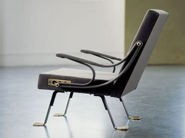 DIGAMMA - Recliner fabric armchair with armrests (Request Info).