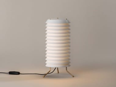 MAIJA - LED table lamp with dimmer with metallic lampshade (Request Info).