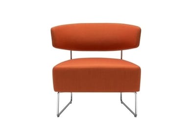 TAURO BU4201 - Sled base upholstered easy chair (Request Info).