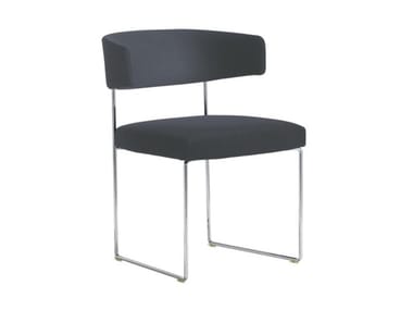 TAURO SO4200 - Sled base upholstered open back chair (Request Info).