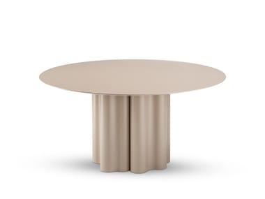 TEATRO MAGICO - Round table with rigid polyurethane base (Request Info).