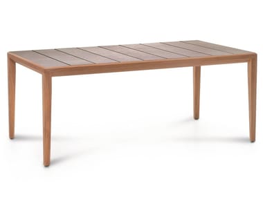 TEKA - Rectangular porcelain stoneware garden table (Request Info).