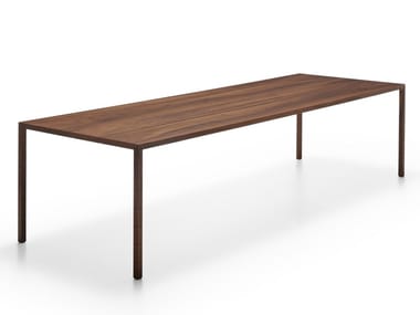 TENSE FINE WOOD - Rectangular walnut table (Request Info).