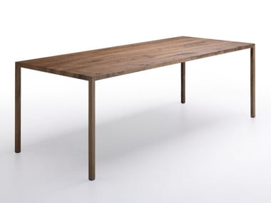 TENSE MATERIAL - Rectangular oak table (Request Info).