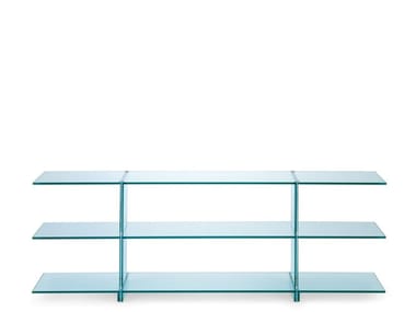 TESO - Rectangular float glass console table (Request Info).