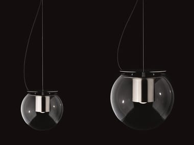 THE GLOBE - 827/828 - Blown glass pendant lamp (Request Info).