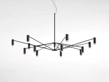 THE W - LED dimmable aluminium chandelier (Request Info).