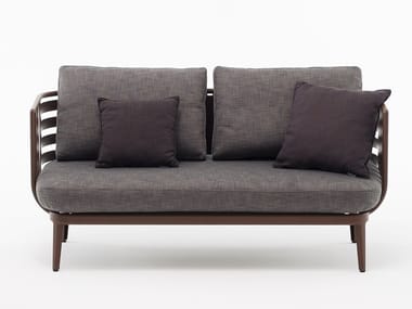 THEA 002 - 2 seater fabric and alluminium garden sofa (Request Info).