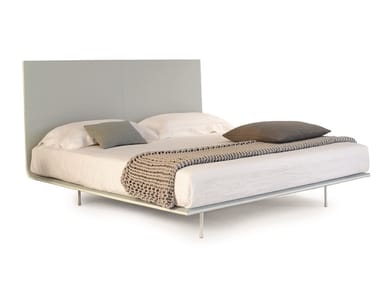 THIN - Wooden double bed with removable cover (Request Info).