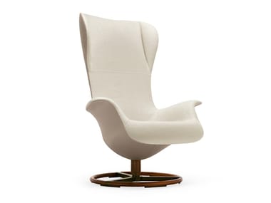 TILT - Bergere swivel armchair with armrests (Request Info).