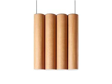TOMO - Handmade wood veneer pendant lamp (Request Info).