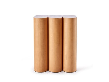 TOMO - Handmade wood veneer table lamp (Request Info).
